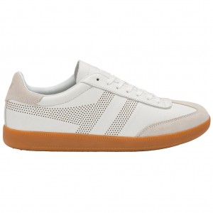 Gola Classics Ace Leather Sneakers Bílé CZ | XHMU-50361