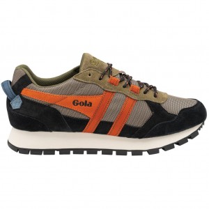 Gola Classics Altitude Sneakers Hnědožlutý Černé Oranžové CZ | RDSF-73914