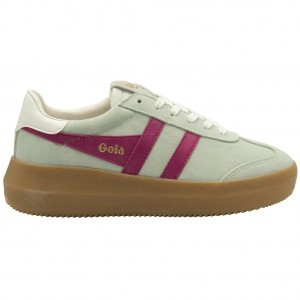 Gola Classics Athena Sneakers Fuchsie Bílé CZ | ZLXE-74958