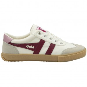 Gola Classics Badminton Plimsoll Sneakers Bílé CZ | FXLD-09387