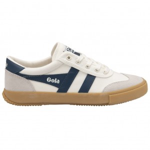 Gola Classics Badminton Plimsoll Sneakers Bílé CZ | QKXZ-49708