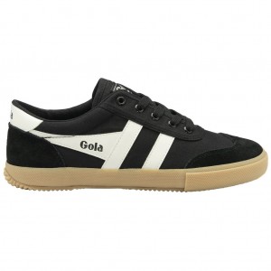 Gola Classics Badminton Plimsoll Sneakers Černé Bílé CZ | EBKX-31786