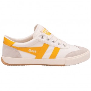 Gola Classics Badminton Sneakers Bílé CZ | PWAF-68309