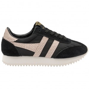 Gola Classics Boston '78 Snake Sneakers Černé Růžové CZ | JLVU-26374