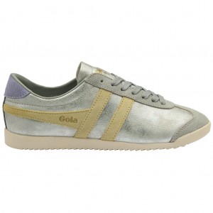 Gola Classics Bullet Blaze Sneakers Stříbrné Citrón Levandule CZ | ECXM-38247