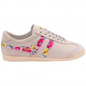 Gola Classics Bullet Floral Sneakers Bílé CZ | ALNY-14709