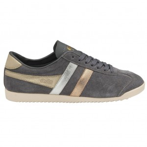 Gola Classics Bullet Mirror Trident Sneakers Stříbrné Zlaté CZ | VIKC-02387