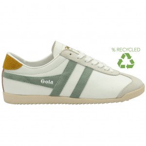 Gola Classics Bullet Pure Sneakers Bílé Zelene CZ | NPDV-94381