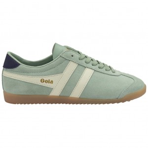 Gola Classics Bullet Suede Sneakers Bílé CZ | LPCK-12843