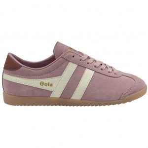 Gola Classics Bullet Suede Sneakers Bílé CZ | QZSI-07583