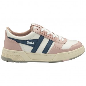 Gola Classics Challenge Sneakers Bílé Růžové CZ | NIFL-19506