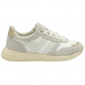 Gola Classics Chicago Glimmer Sneakers Bílé Zlaté CZ | EZTQ-80172