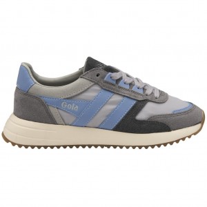 Gola Classics Chicago Sneakers Světle Šedé Blankyt Blankyt CZ | UFKT-43891