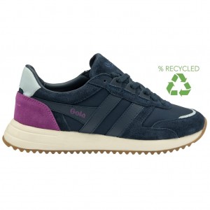 Gola Classics Chicago Sneakers Tmavě Blankyt Tmavě Blankyt Blankyt CZ | POQG-68970
