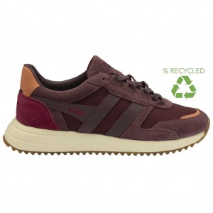 Gola Classics Chicago Sneakers Windsor Wine Windsor Wine Terracotta CZ | TMAD-40812