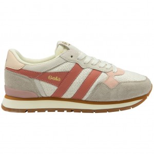 Gola Classics Colorado Sneakers Bílé Šedé CZ | QDXT-27360