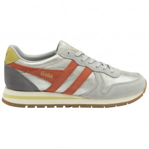 Gola Classics Daytona Blaze Sneakers Stříbrné Koralove CZ | VIZQ-29683