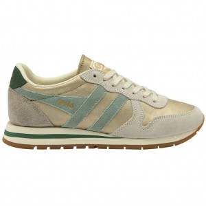 Gola Classics Daytona Blaze Sneakers Zlaté Zelene CZ | PJVW-17506