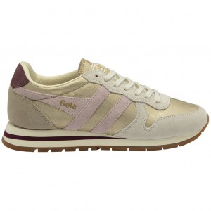 Gola Classics Daytona Blaze Sneakers Zlaté Růžové CZ | QTUY-69015