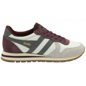 Gola Classics Daytona Chute Sneakers Bílé CZ | QUIS-47362