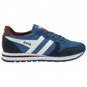 Gola Classics Daytona Sneakers Blankyt Tmavě Blankyt Bílé CZ | HLFY-61570
