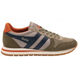 Gola Classics Daytona Sneakers Hnědožlutý Tmavě Blankyt CZ | VMEI-91036