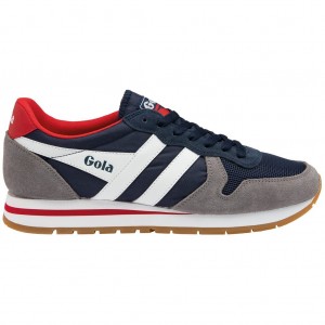 Gola Classics Daytona Sneakers Tmavě Blankyt Bílé CZ | ALWY-16572