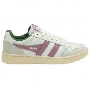 Gola Classics Eagle Sneakers Bílé CZ | WQNB-54091