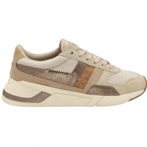 Gola Classics Eclipse Mode Sneakers Wheat Oat Bronze CZ | MPIX-92684
