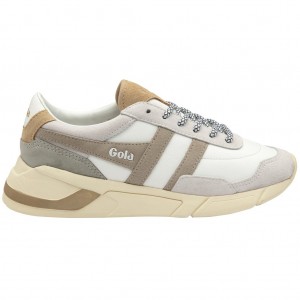 Gola Classics Eclipse Pure Sneakers Bílé Šedé CZ | WABU-43978