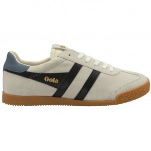 Gola Classics Elan Sneakers Bílé Černé CZ | VUJE-59273