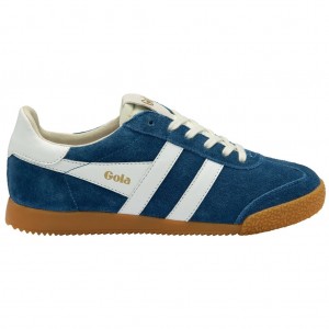 Gola Classics Elan Sneakers Blankyt Bílé CZ | TXIC-93652