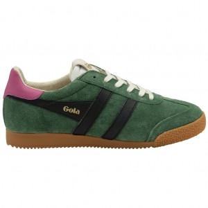 Gola Classics Elan Sneakers Černé Fuchsie CZ | MWOJ-93625
