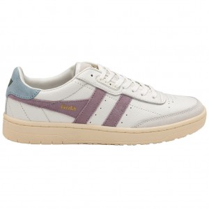 Gola Classics Falcon Sneakers Bílé CZ | IHWR-67354