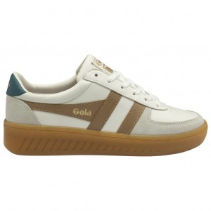 Gola Classics Grandslam Elite Sneakers Bílé Světle CZ | KCXI-70386