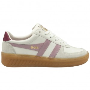 Gola Classics Grandslam Elite Sneakers Bílé CZ | CKYU-02874