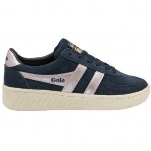 Gola Classics Grandslam Flame Sneakers Tmavě Blankyt Růžové CZ | JHIC-23046