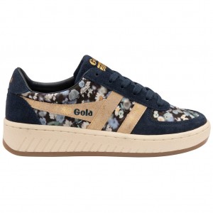 Gola Classics Grandslam LBTY BR Sneakers Tmavě Blankyt Zlaté CZ | PMNL-92638