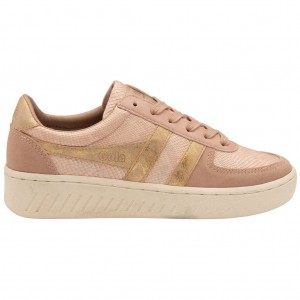Gola Classics Grandslam Lizard Sneakers Růžové Zlaté CZ | NQVL-83521
