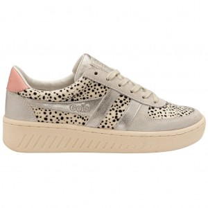 Gola Classics Grandslam Mamba Sneakers Stříbrné CZ | MUQF-78129