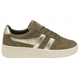 Gola Classics Grandslam Pearl Sneakers Hnědožlutý CZ | YOAD-93182