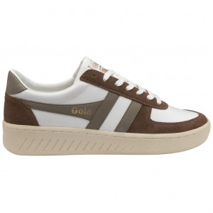 Gola Classics Grandslam Quadrant Sneakers Bílé CZ | VCEW-83601