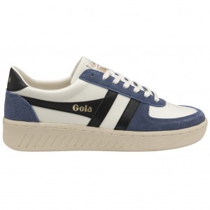 Gola Classics Grandslam Quadrant Sneakers Bílé Černé CZ | QSKR-36728