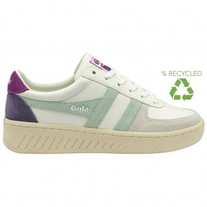 Gola Classics Grandslam Trident Sneakers Bílé CZ | NGKS-87926