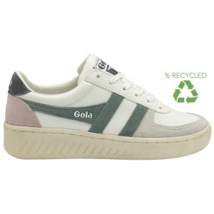 Gola Classics Grandslam Trident Sneakers Bílé CZ | EJMV-86103