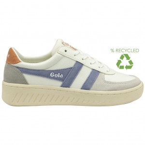 Gola Classics Grandslam Trident Sneakers Bílé Levandule CZ | SLFH-59248