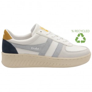 Gola Classics Grandslam Trident Sneakers Bílé Blankyt CZ | ZXQC-86457