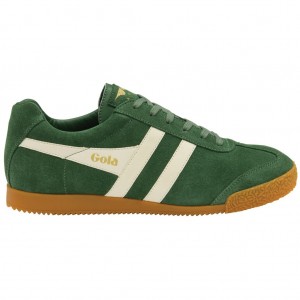 Gola Classics Harrier Suede Sneakers Bílé CZ | JLYR-95760