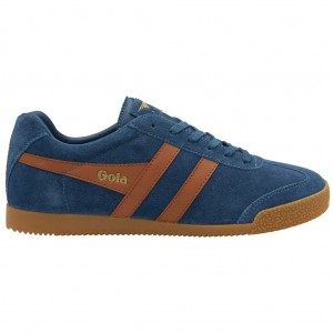 Gola Classics Harrier Suede Sneakers Blankyt Oranžové CZ | GEAT-70943