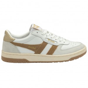 Gola Classics Hawk Sneakers Bílé Světle Zlaté CZ | MNFH-73216